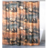 Elk Meadow Shower Curtain