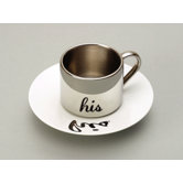 His Anamorphic Coffee Cup