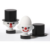 Pair Clown Egg Holders