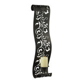 Wrought Iron Scroll Wall Sconce