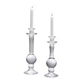 Large Cristina Candlestick in Clear