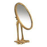 Duck Leg Mirror in Gold