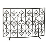 Casablanca Iron Fireplace Screen