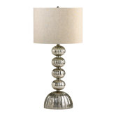 Cardinal Table Lamp in Gold Leaf