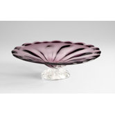 Ice Flower Plate in Purple
