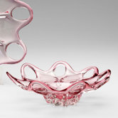 Small Hollyhock Bowl in Pink