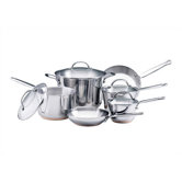Gourmet Stainless Steel 10-Piece Cookware Set