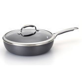 Gourmet Hard Anodized 11" Non-Stick Skillet with Lid