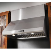 Commercial-Style Wall-Mount Canopy Range Hood
