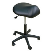 rPremium Saddle Stool with Multi-Density Padding