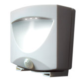 Battery Powered Motion-Activated Outdoor Night Light in White