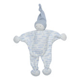 Hello Goodbye Print Baby Buddy Toy