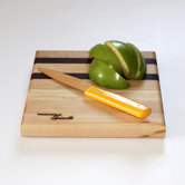 Small Maple Utility Cutting Board with Walnut Accent