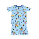 Organic Pirate Treasure Map Pajama Short Set