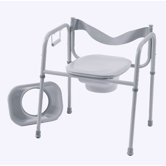 Wide Universal Commode in Dove Gray