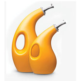 Tools 2 Piece EVOO and Vinegar Dispensing Bottles Set in Yellow