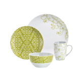 Curly-Q 16 Piece Dinnerware Set