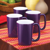 Round and Square 14 oz. Mug (Set of 4)