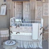 French Farmhouse 'Mille' Full Nursery Crib Bedding Collection