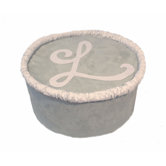 Lullaby Monogrammed Pouf Ottoman