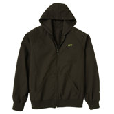 5050 2-Pocket MedFlex II Solid Hoodie in Carbon Black