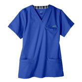 7400 Men's 6-Pocket MedFlex II Top in Azure Blue