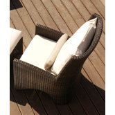 Savannah Woven Deep Seating Arm Chair with Cushion