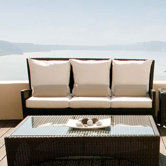Savannah Woven Deep Sofa with Cushions