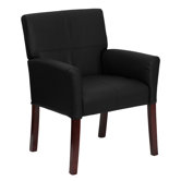 Reception Chair with Mahogany Legs