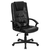 High-Back Leather Executive Chair