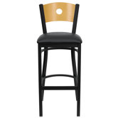 Hercules Series Circle Back Metal Restaurant Bar Stool