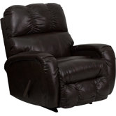 Contemporary Bentley Leather Chaise Recliner