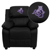 NCAA Embroidered Kid's Recliner