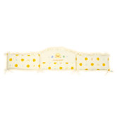 Seven Piece Crib Bedding Set in Yellow