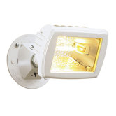 150 Watt Halogen Single Head Floodlight in White