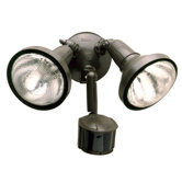 180&deg; Motion Sensor Light with Reflectors in Bronze