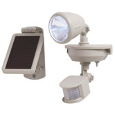 180&deg; Solar Motion Sensor LED in Grey