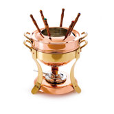 Fonduetopf "M'tradition" aus Kupfer / Bronze