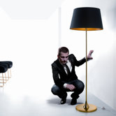 Delta Ouro One Light Floor Lamp