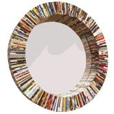 Green Mill Round Mirror