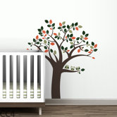 Owl Tree Wall Decal