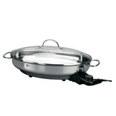 Oval Electric Skillet with Lid