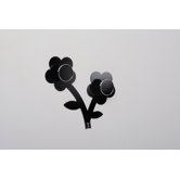Garderobe  Appendifiore Modular in Schwarz/Spiegel  2er Pack
