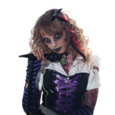 Zombies - Skull Hair Snap Hair Extention