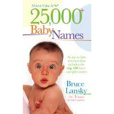 25000 Baby Names Book