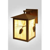 Ponderosa Pine Large Oudoor Wall Sconce