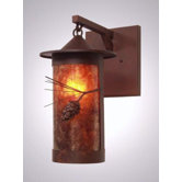 Ponderosa Pine Pasadena Hanging Outdoor Wall Lantern