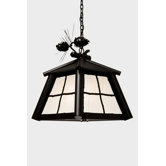 Saranac 1 Light Hanging Lantern