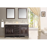 Venice 60" Double Bathroom Sink Vanity