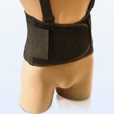 Universal Elastic Back Belt in Black